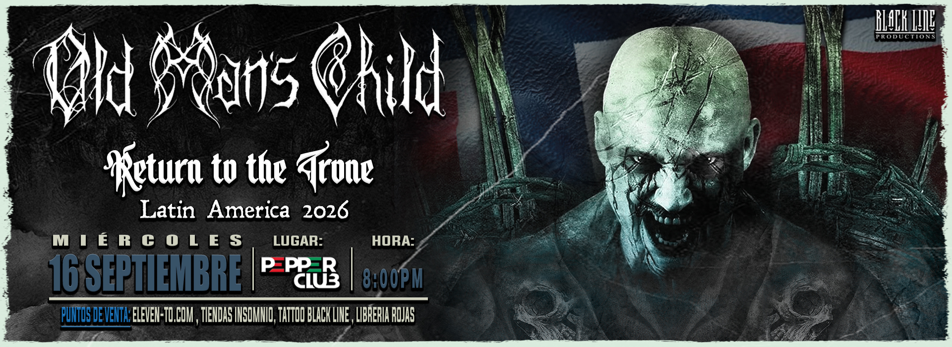 OLD MAN’S CHILD Return To The Throne – Latin America 2026