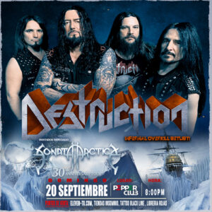 Sonata Arctica y Destruction Total Assault in Latin America