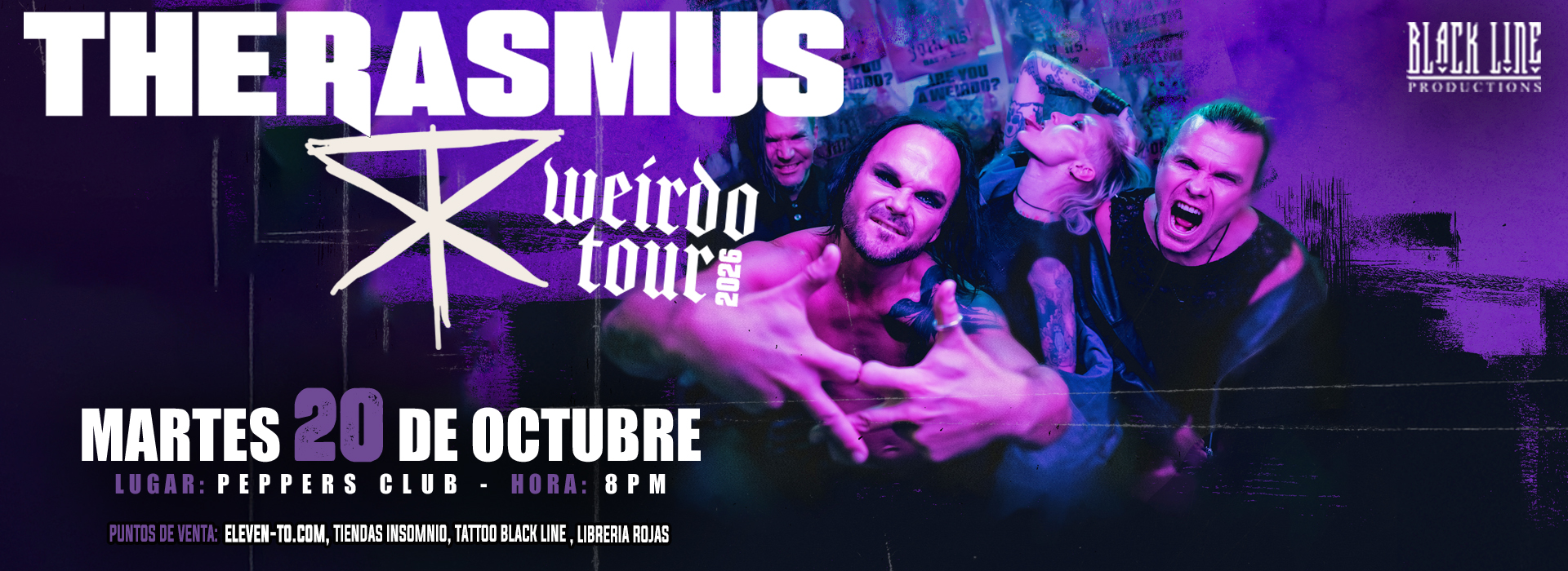 The Rasmus The Weirdo Latin American Tour