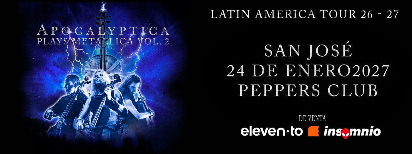 APOCALYPTICA Plays Metallica Vol.2 Tour +  Hits